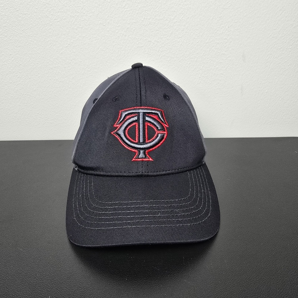 Minnesota Twins Hat Cap Mens Strap Back Black TC Logo Baseball MLB‎ Fan Favorite